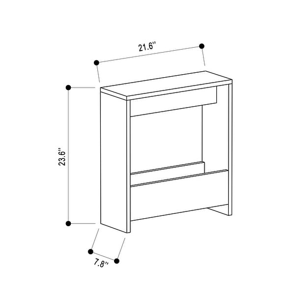 Carbon Loft Beatrice Modern Side Table - 23.62'' x 16.45'' x 7.87''