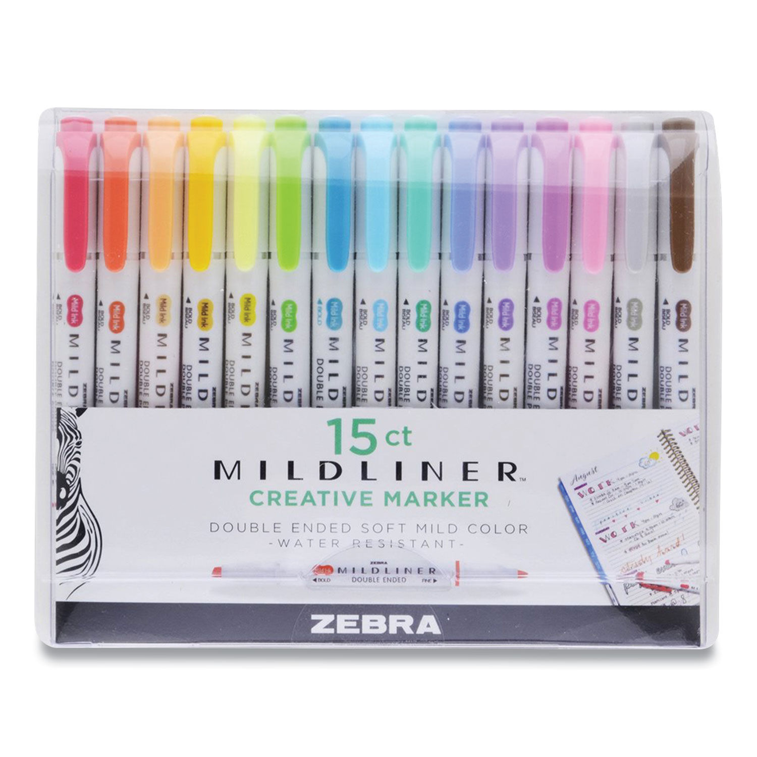 Mildliner Double Ended Highlighter by Zebraandreg; ZEB78115