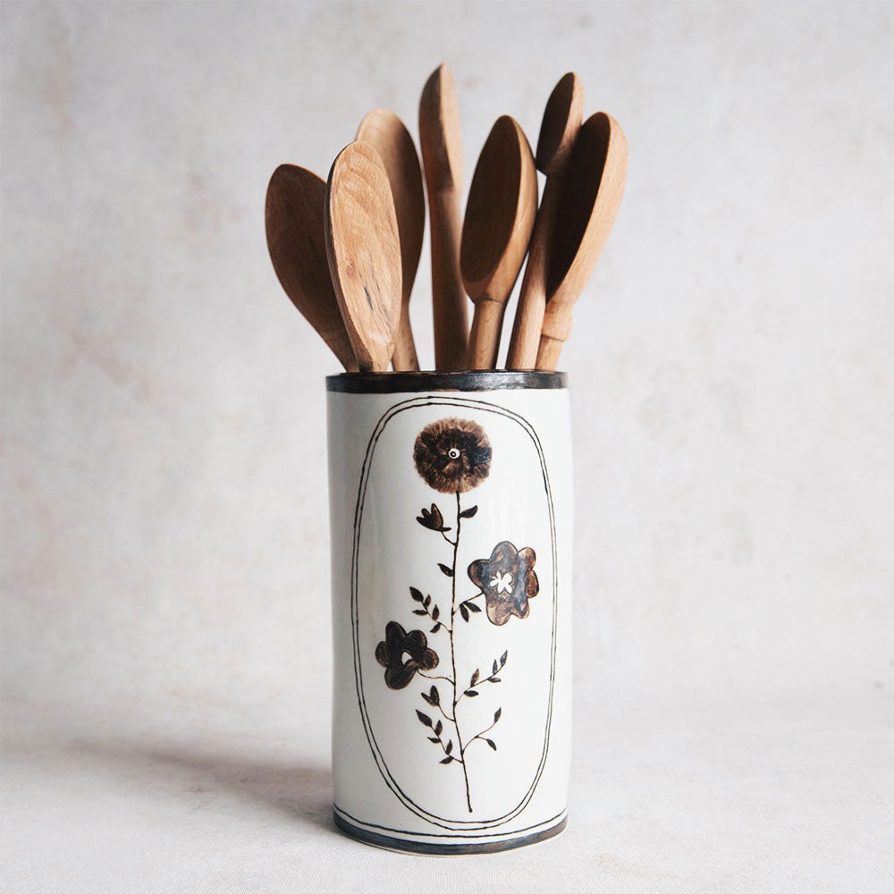 Hand-painted Porcelain Posy Vessel