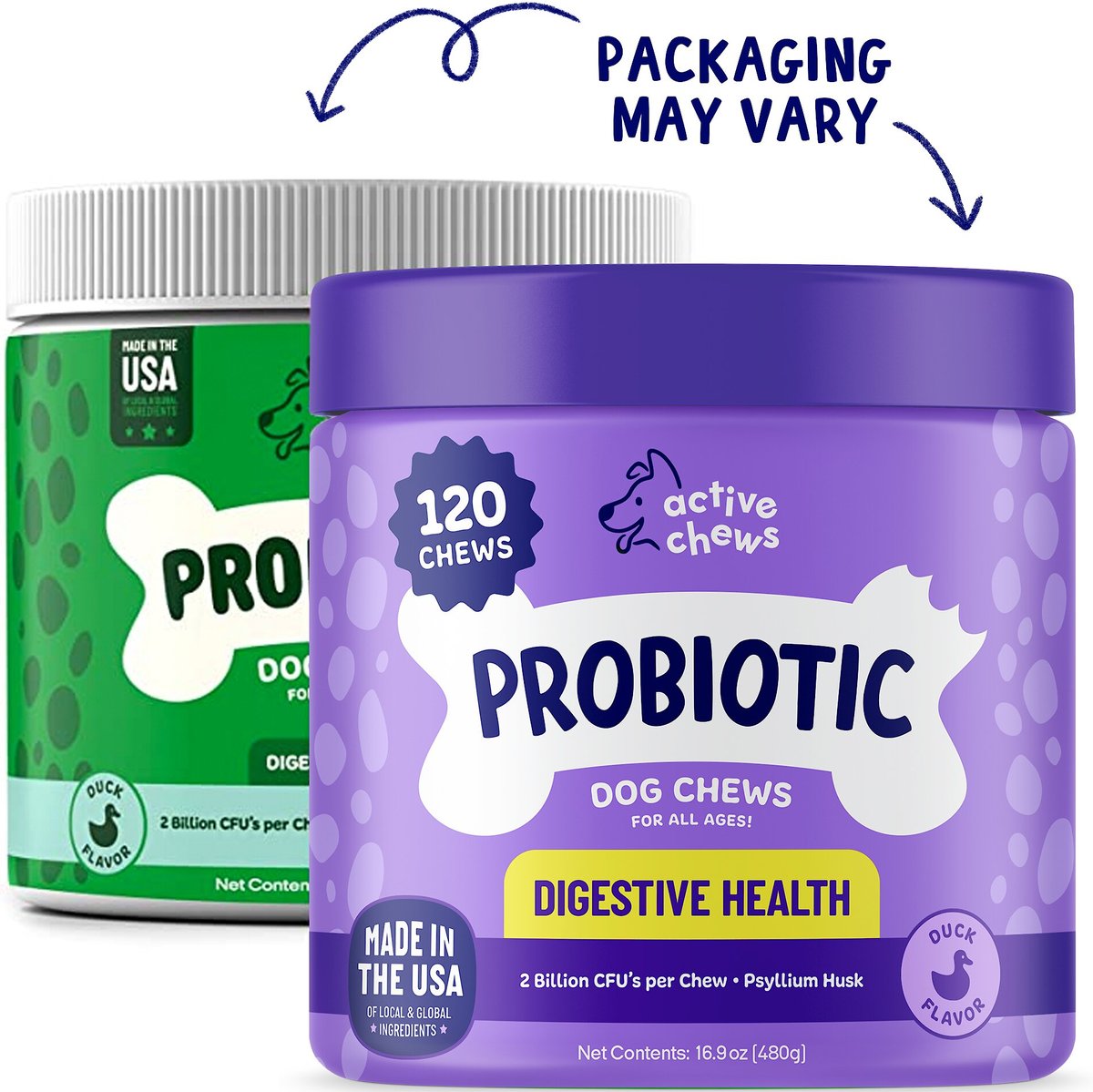 Active Chews Probiotic Digestive Health Dog Supplement