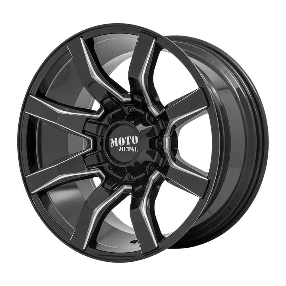 Moto Metal MO804 SPIDER MO804 20X10 6X135/5.5 G-BLK MILL -18MM