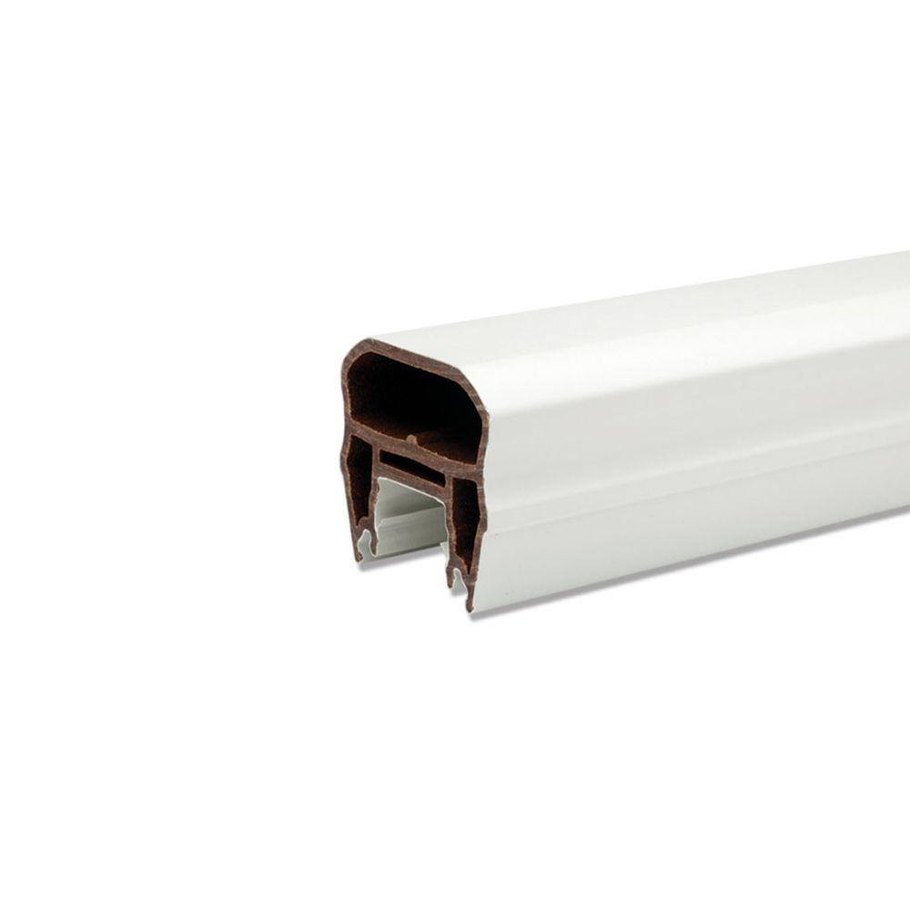 Trex Transcend 91.5 in. Classic White Composite Crown Top Rail 5457519