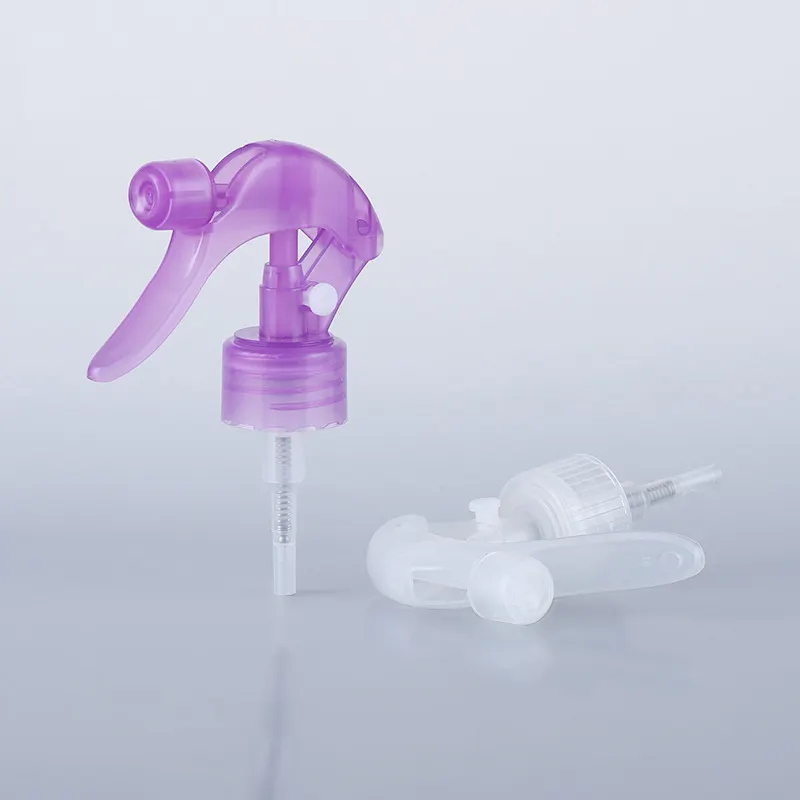 Manufacturer Wholesale 24/410 28/410 transparent big mouse trigger sprayer for bottle