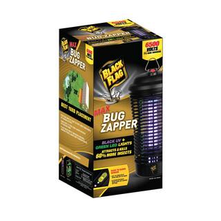 Black Flag 6000-Volt 40-Watt Max Bug Zapper Insect Killer with Black UV light and Green LED lights BZ-40MAX