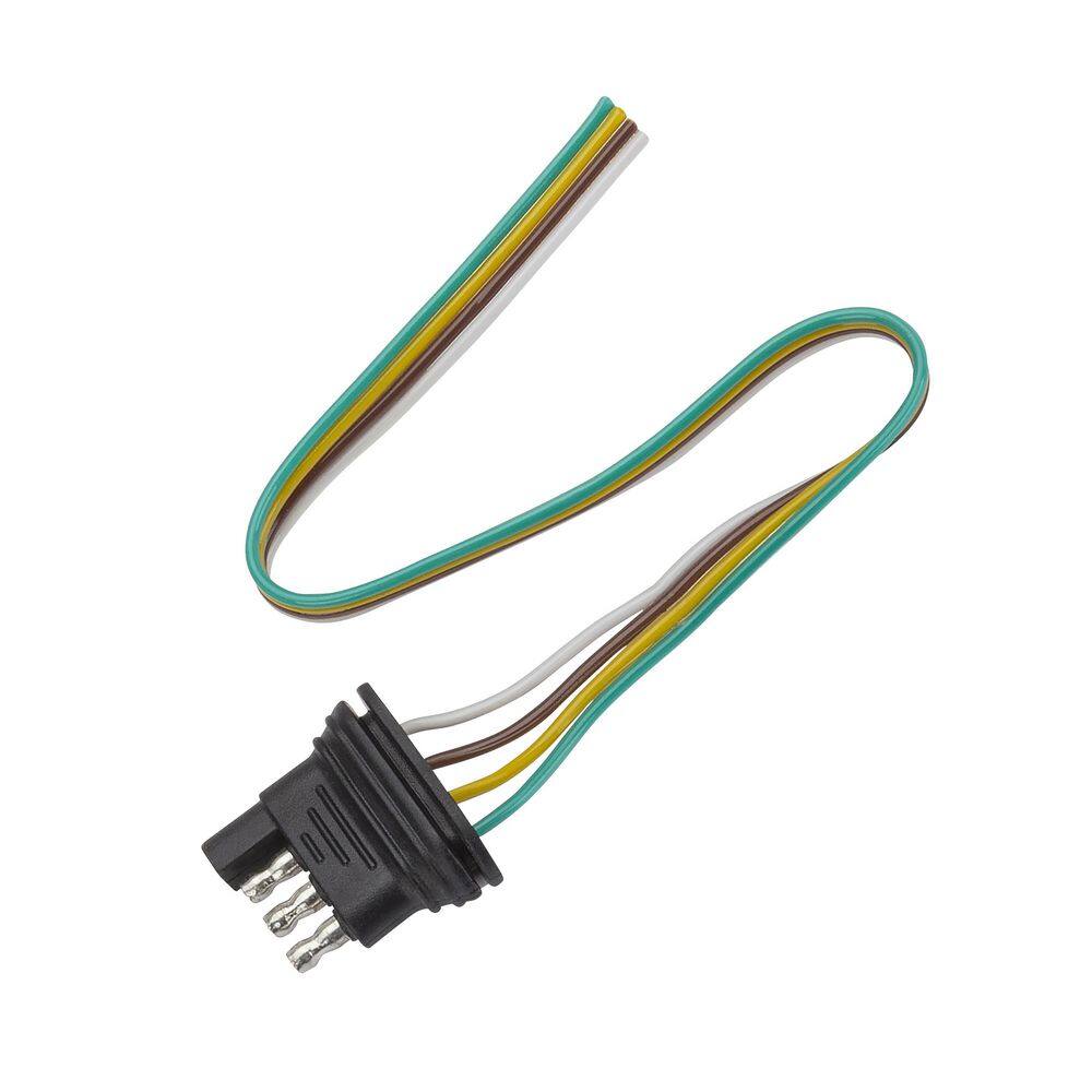 TowSmart 12 in. 4-Way Flat Trailer Wiring Connector 1441