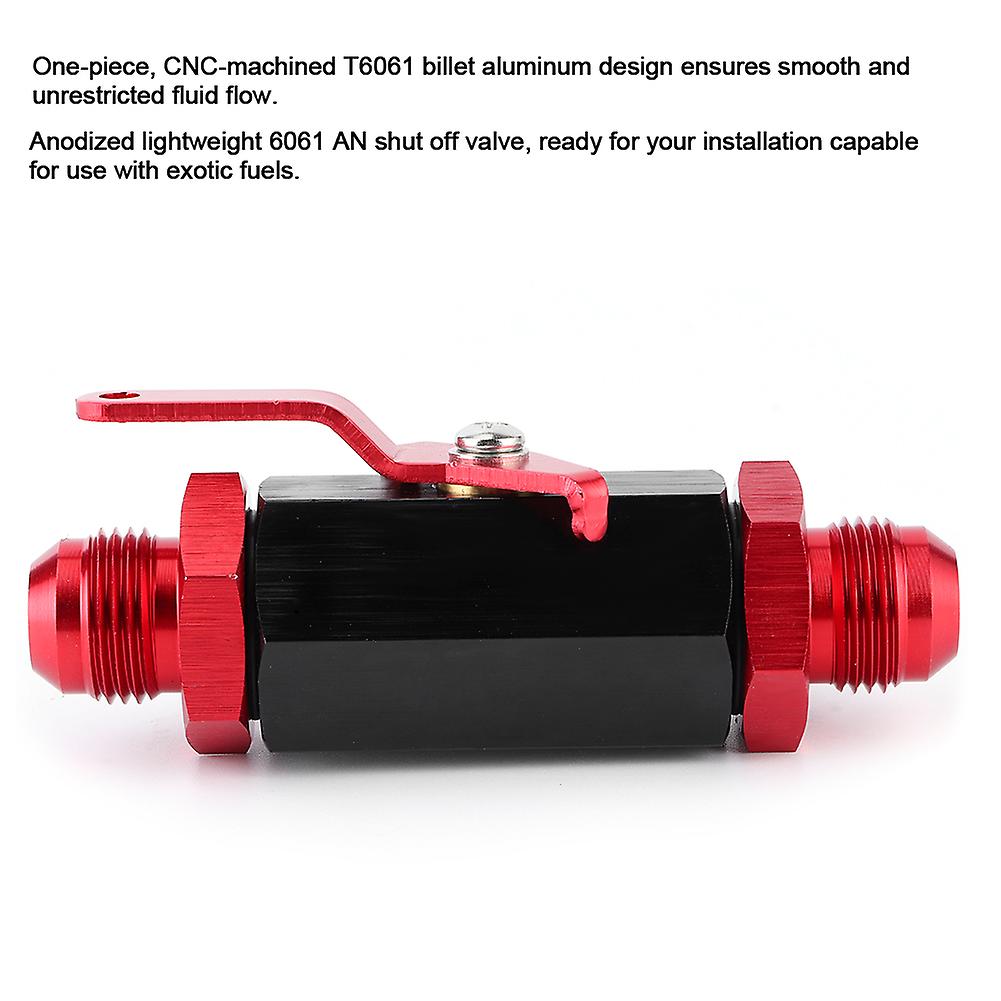 Y974 -10an Shut Off Check Valve Aluminum Alloy Car Refitting For An10 Fuel Pipered