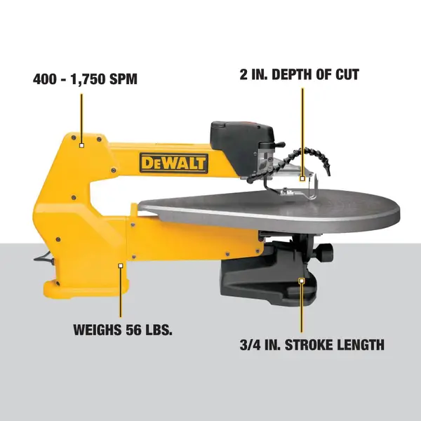 DEWALT 20 Variable-Speed Scroll Saw