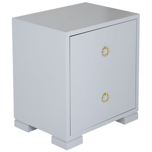 SAFAVIEH Couture High Line Collection Laila Light Grey Lacquer Storage Chest - 24