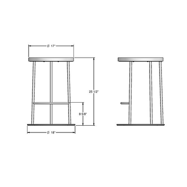 Amisco Davis Counter and Bar Stool