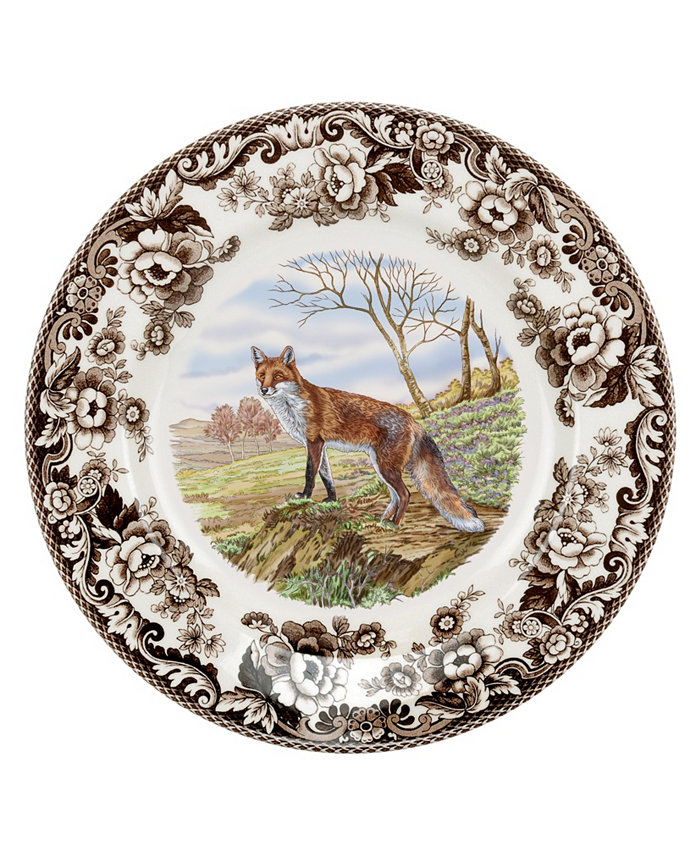 Spode Woodland Red Fox Dinner Plate