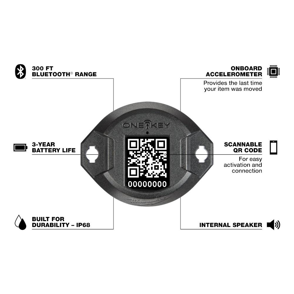 Milwaukee ONE-KEY Bluetooth Tracking Tag 10pk