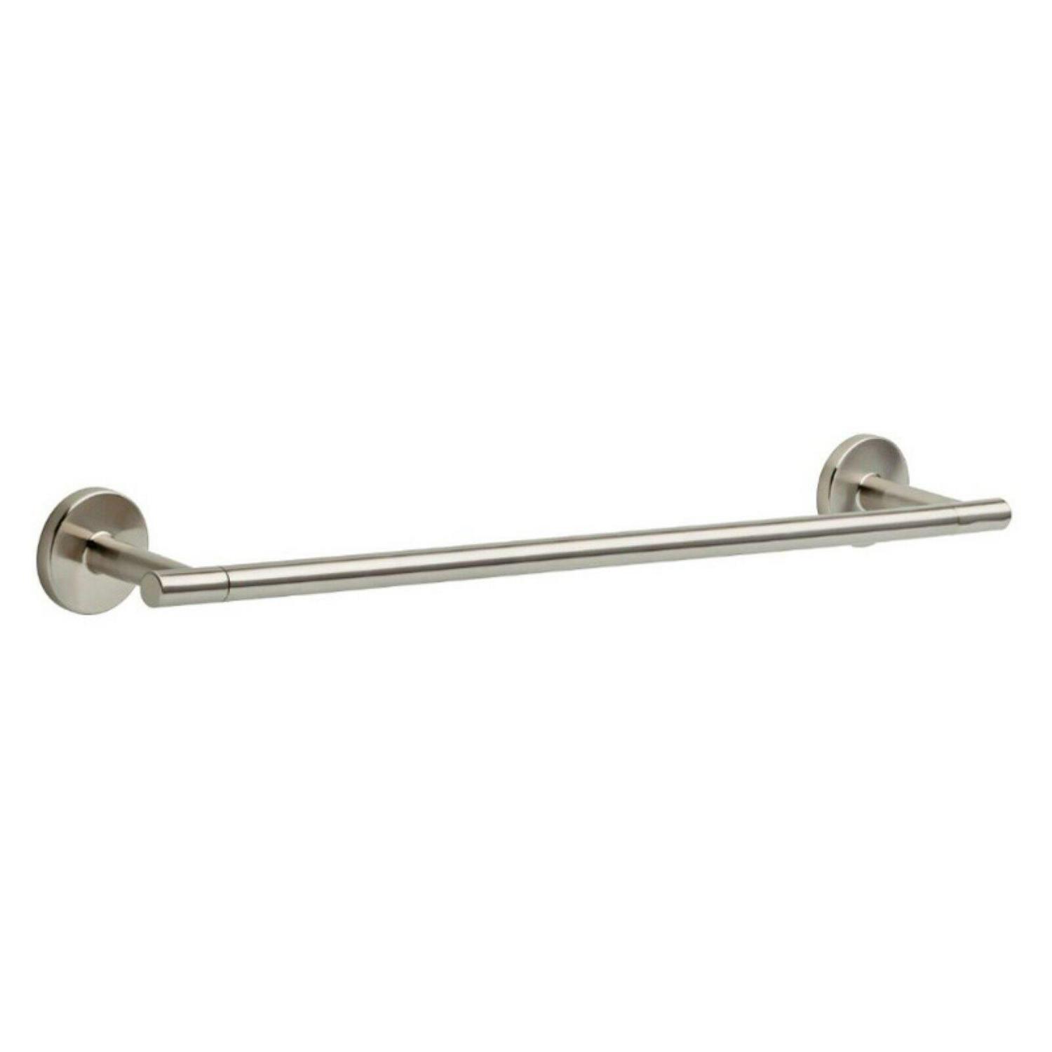 Delta Lyndall Satin Nickel Towel Bar 24 in. L Die Cast Zinc