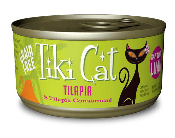 Tiki Cat Kapi'Olani Luau Grain Free Tilapia in Tilapia Consomme Canned