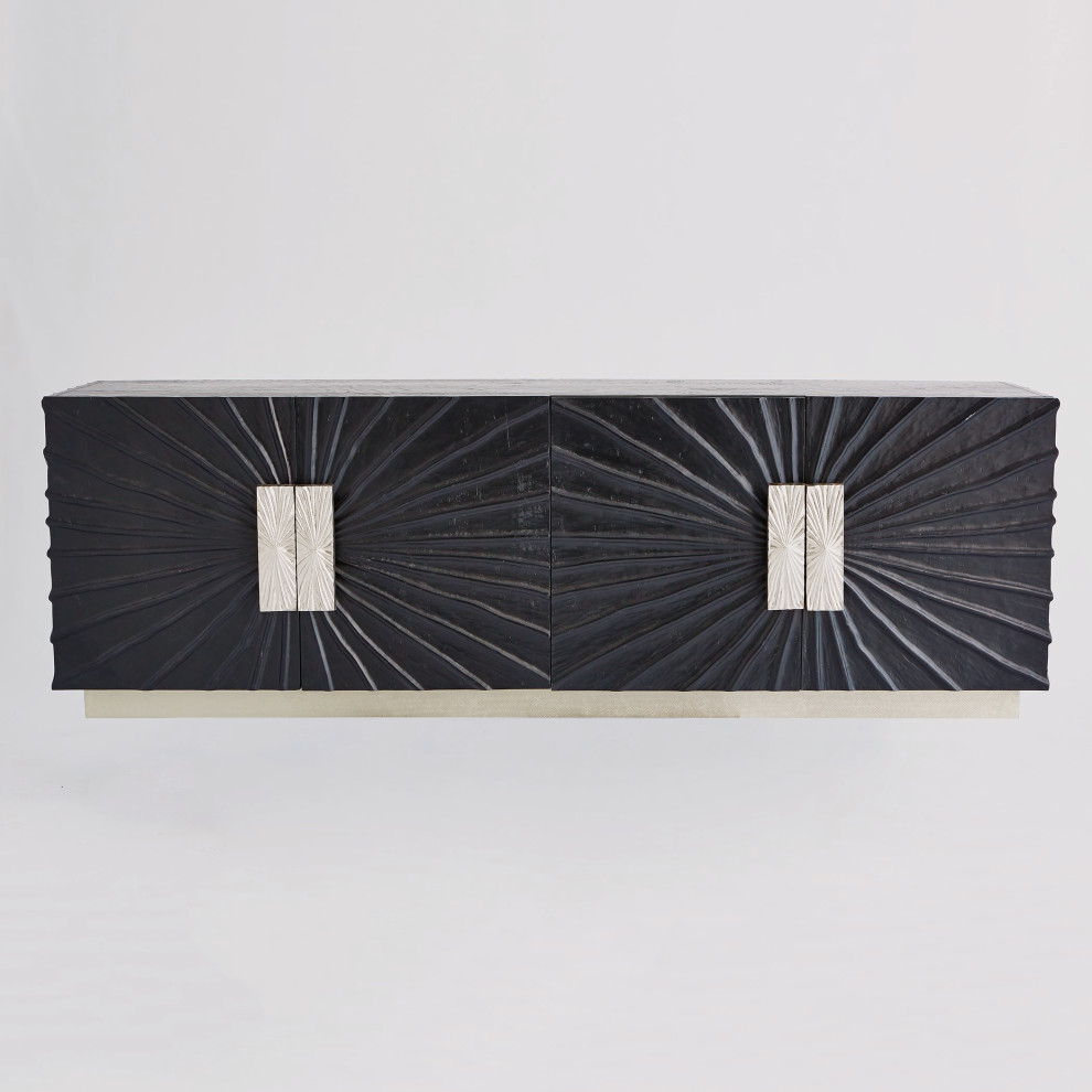 Pleated Mediumia Cabinet   Contemporary   Entertainment Centers And Tv Stands   by HedgeApple  Houzz