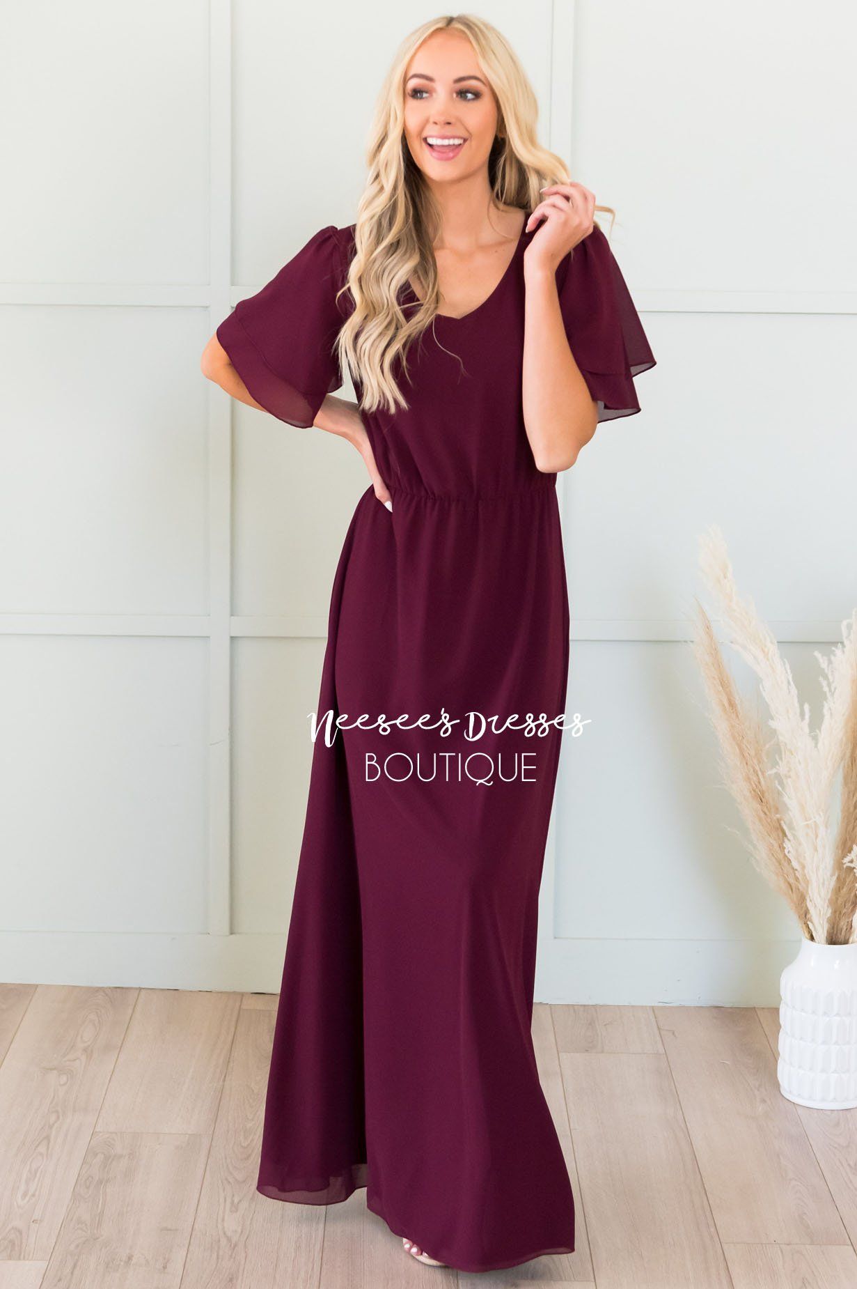 The Chloe Chiffon Maxi Dress