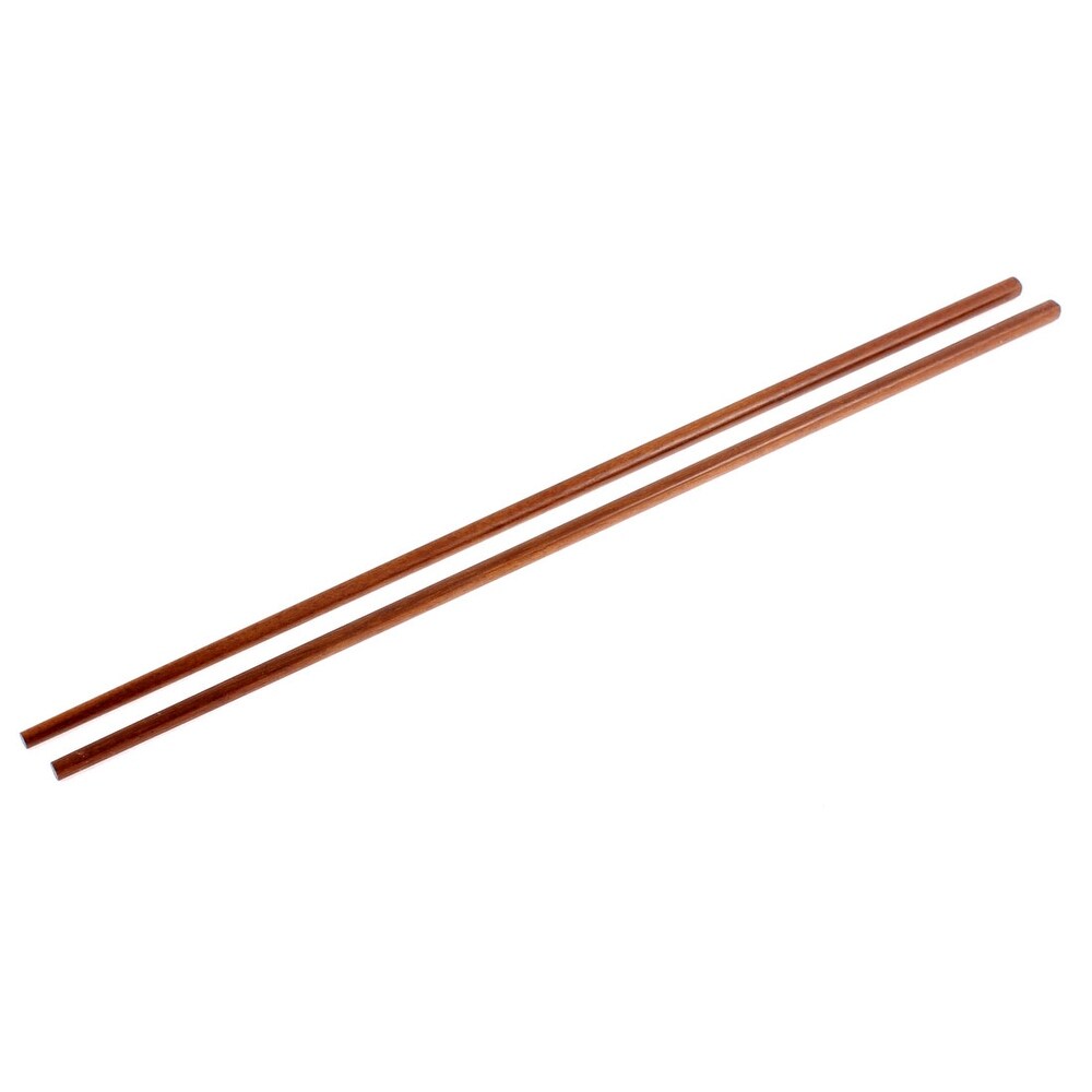 Kitchen Noodles Cooking Wooden Chopsticks 42cm Length Brown Pair