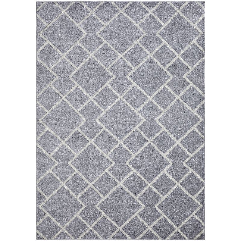 Loomaknoti Kissandrah Ble Gray Area Rug