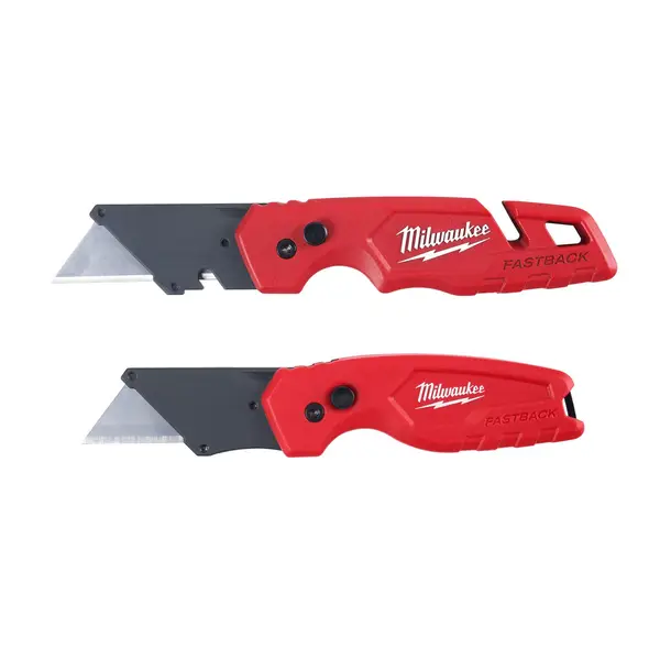 Milwaukee 2-Pack FASTBACK Folding Utility Knife Set