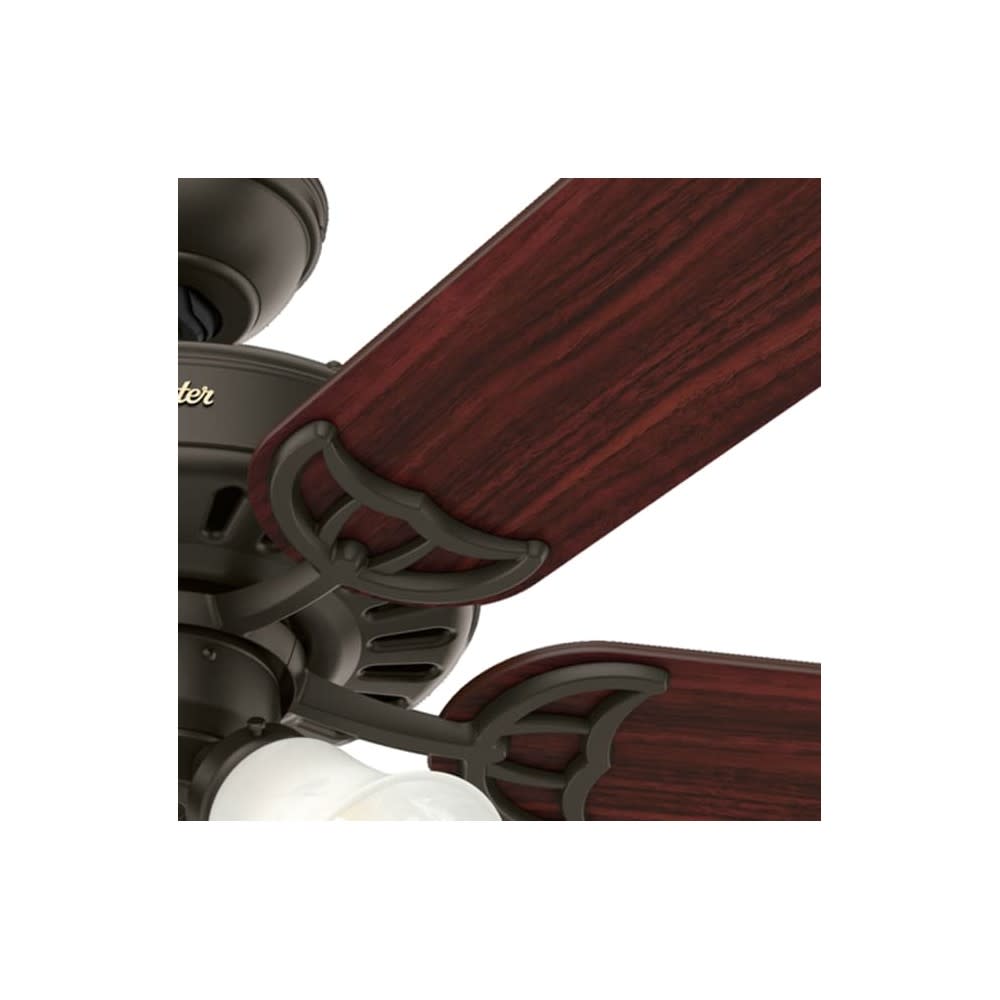 Hunter Studio Series Ceiling Fan 52 New Bronze Cherry/Walnut ;