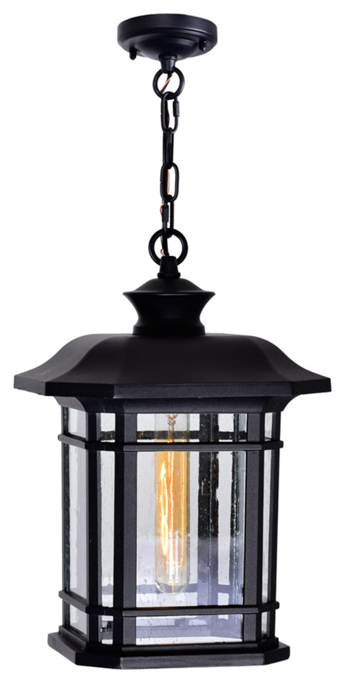 Blackburn Blackburn 1 Light Outdoor Black Pendant   Transitional   Outdoor Hanging Lights   by Lights Online  Houzz