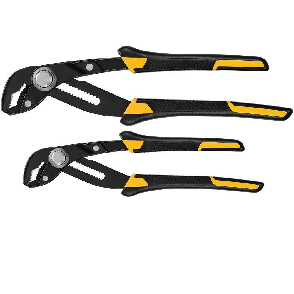 DW 8 in. and 10 in. Push Lock Pliers (2-Pack) DWHT70486