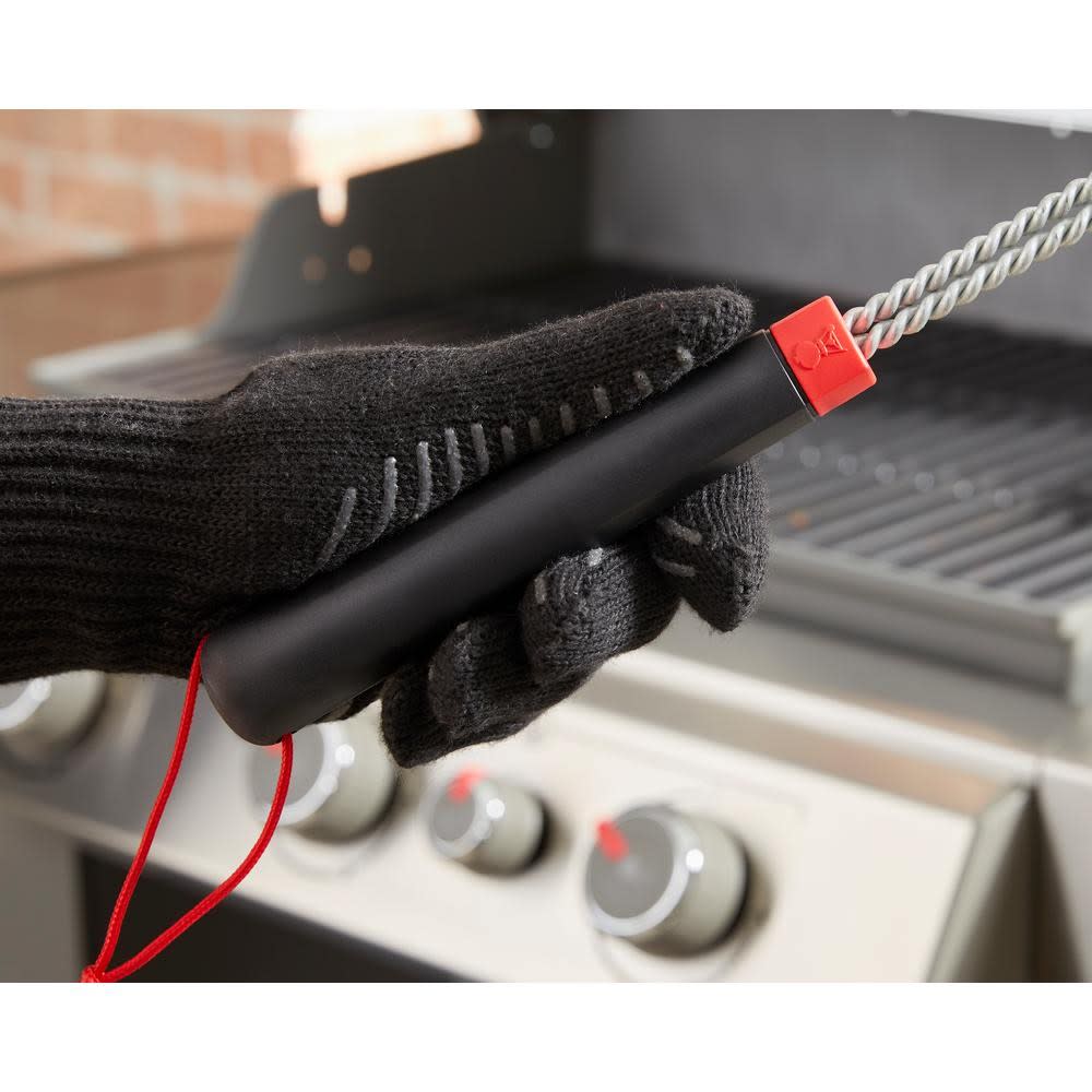 Weber 18 Non-Slip Handle Detail Grill Brush