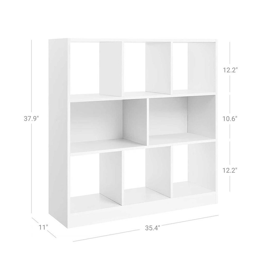 VASAGLE Bookcase  Freestanding Bookshelf with Open Shelves   35.4\