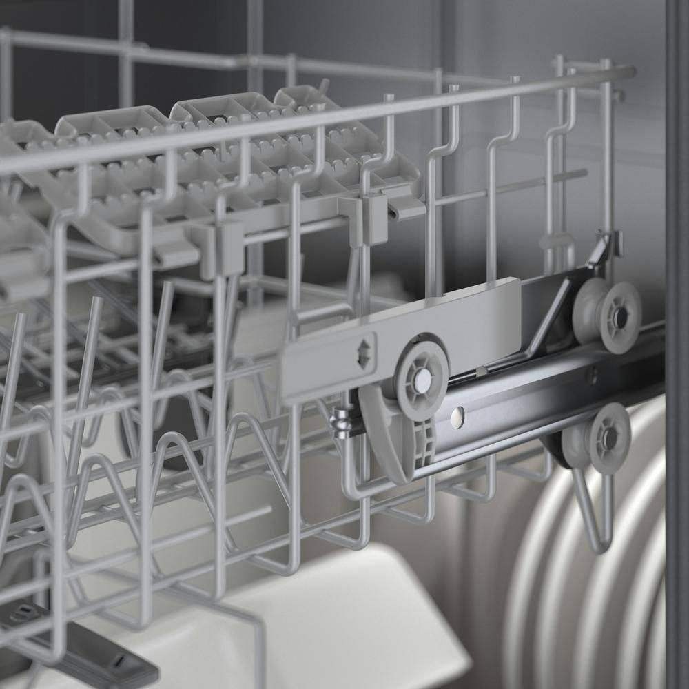 Bosch 300 Series 24 in. White Front Control Tall Tub Dishwasher with Stainless Steel Tub and 3rd Rack SHE53C82N