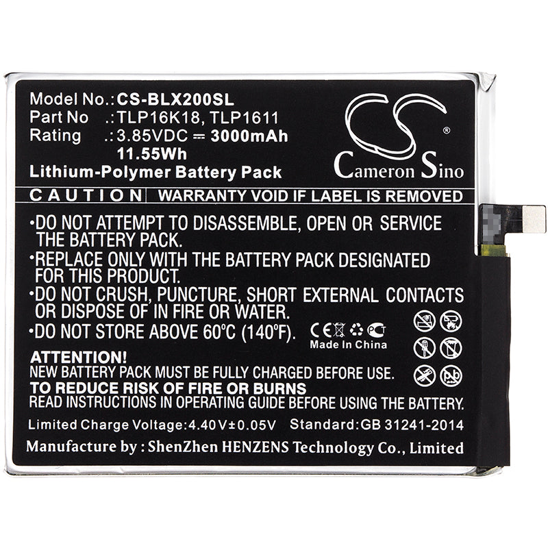 BLU L0090 L0091UU Life One X2 Replacement Battery BatteryClerkcom Mobile Phone