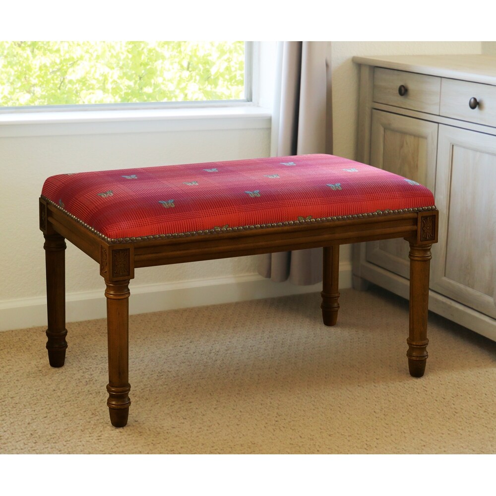 Red Butterfly Bench