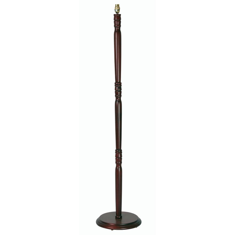 Oaks FS 25 MAH Mahogany Wood Wooden Floor Lamp (Base Only)