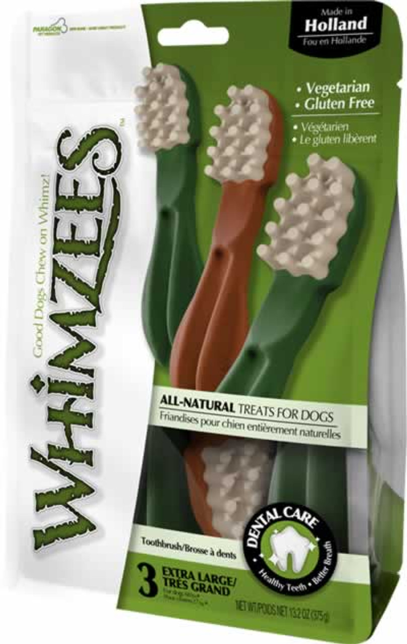 Paragon Whimzees Toothbrush Dental Dog Treats - Extra Small