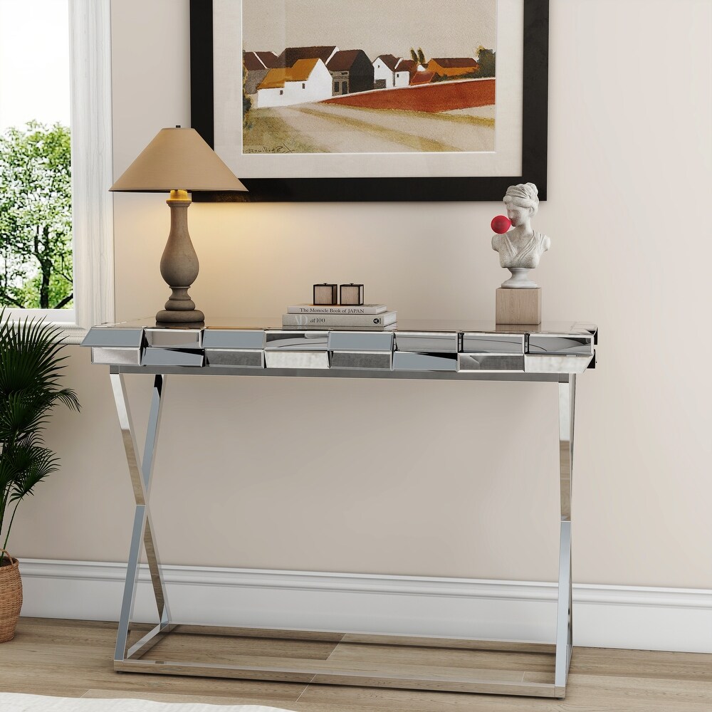 43 inch Contemporary Console Table Sofa Table