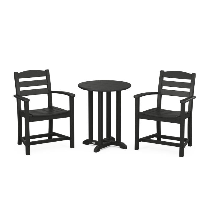 Polywood La Casa Café 3-Piece Round Dining Set PWS1299-1