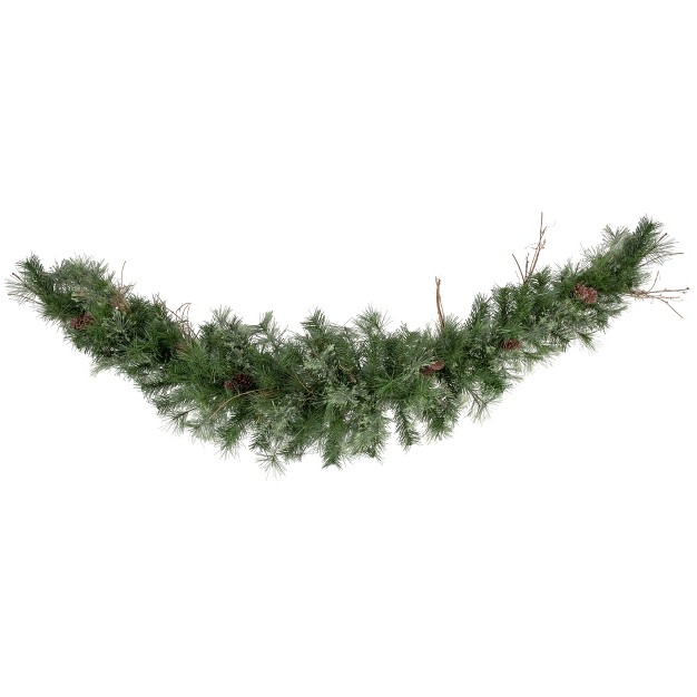 Unlit Country Mixed Pine Artificial Christmas Garland