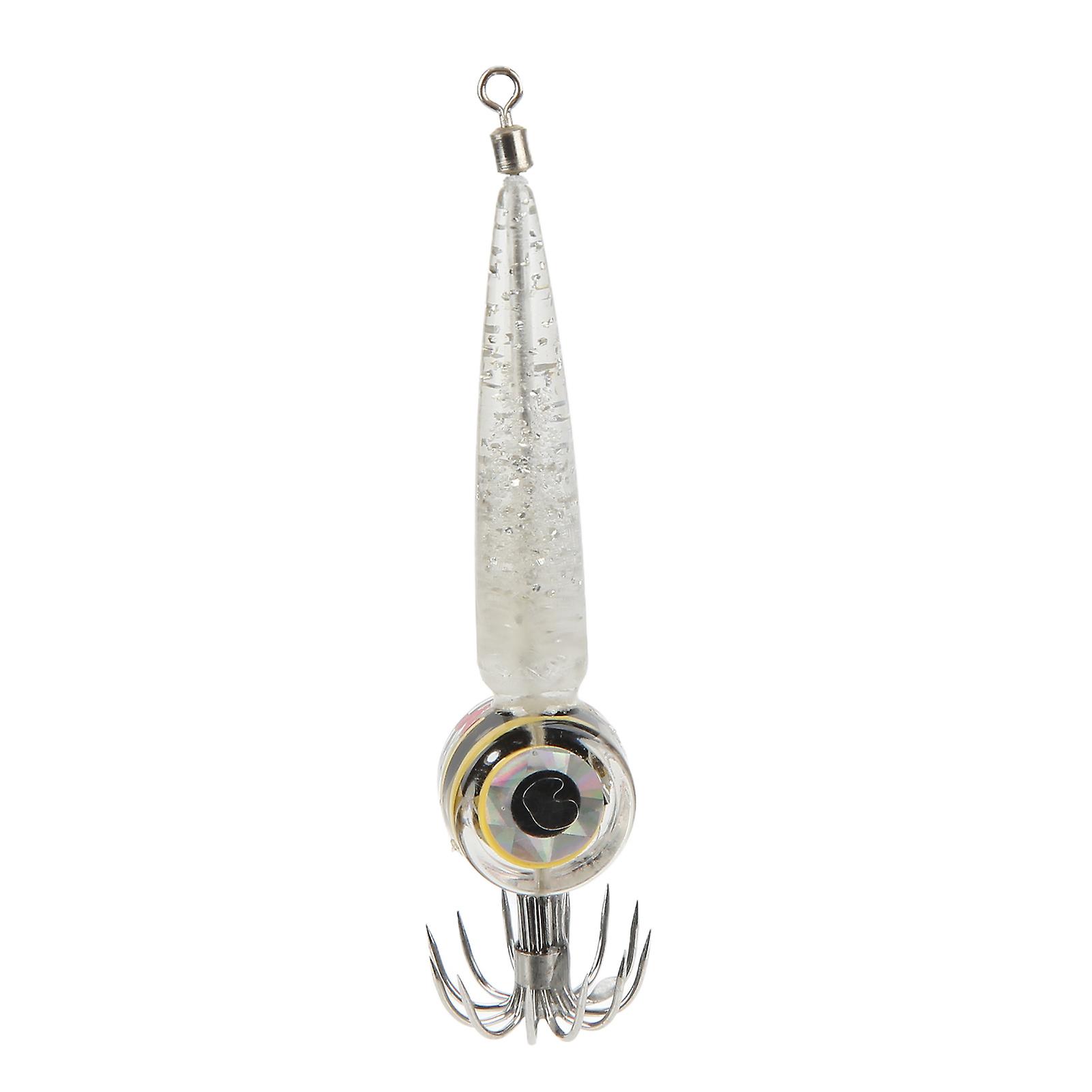 Fish Lure Light Hook Low Power Consumption Led Deep Sea Glowing Fishing Hook For Fishingwhite