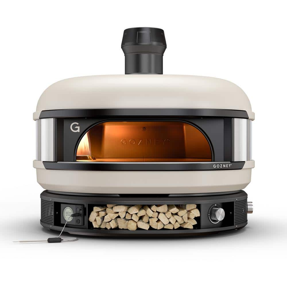 GOZNEY Dome Propane Outdoor Pizza Oven Cream in White GDPCMUS1239