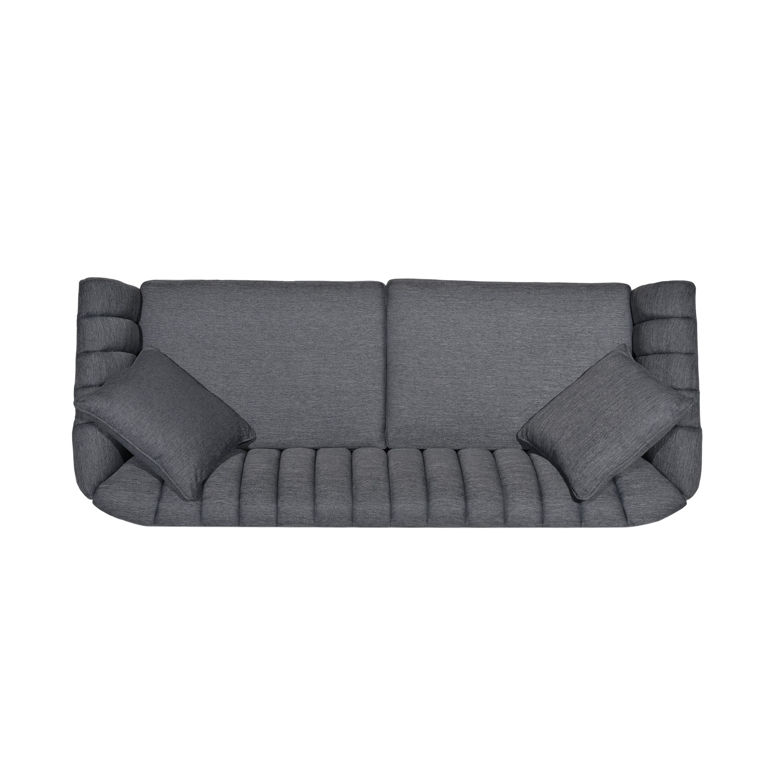 Jeannie Contemporary Fabric 3 Seater Sofa