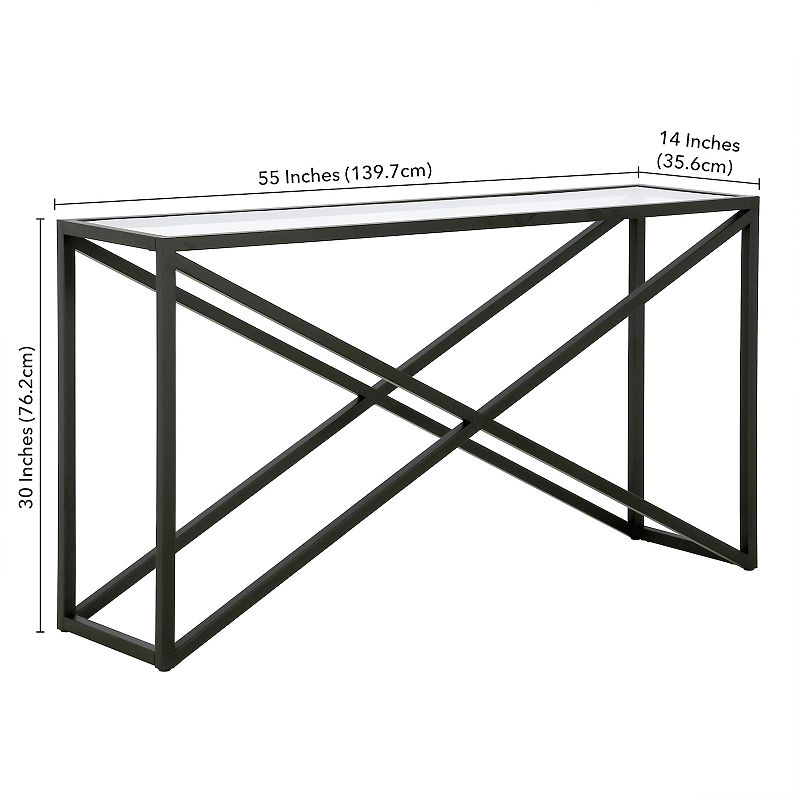 Finley and Sloane Calix Rectangular Console Table