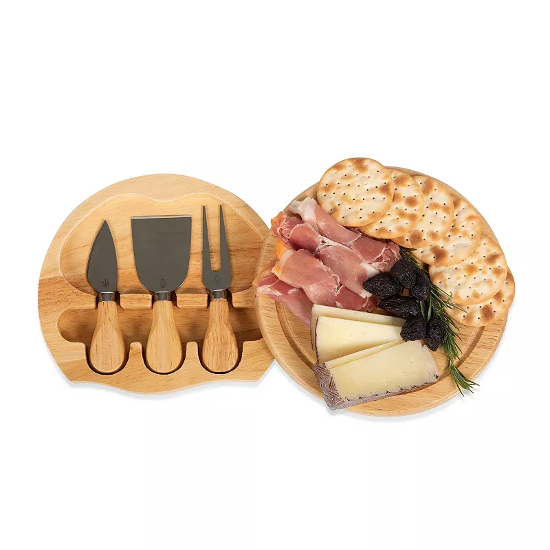 Picnic Time Toronto Blue Jays Brie Cheese Cutting Board and Tools Set