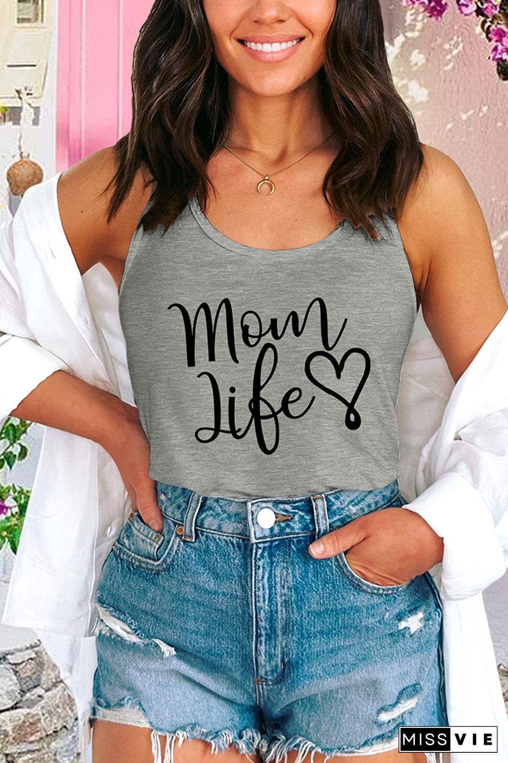 MOM LIKE Sleeveless Tank Top