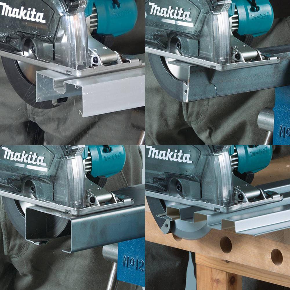 Makita 18V LXT Lithium-Ion Brushless Cordless 5-78 in. Metal Cutting Saw with Electric Brake and Chip Collector Tool-Only XSC04Z