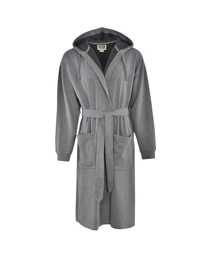 Hanes Platinum Hanes 1901 Men's Athletic Hooded Fleece Robe