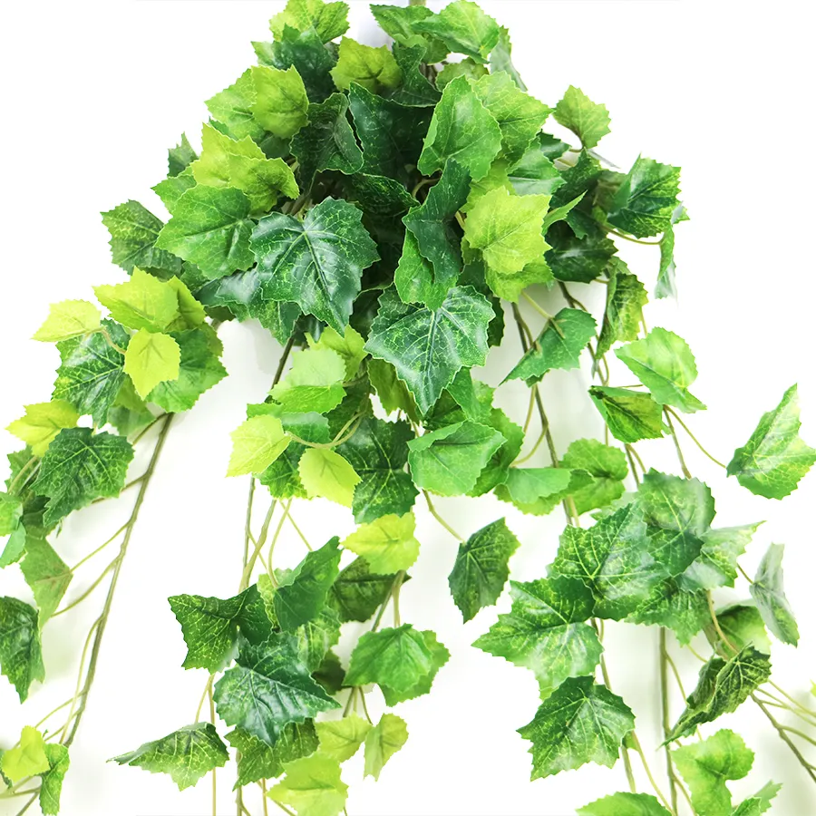 Supplies artificial 245lvs mini green grape leaves hanging bush