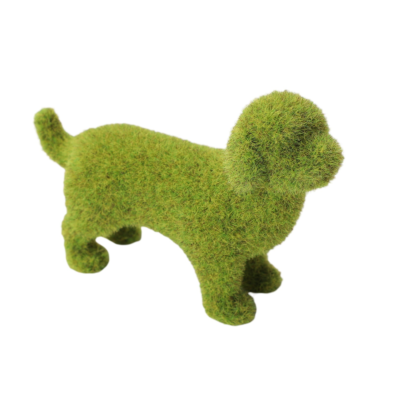 Decorative Peeing Dog Topiary Faux Boxwood Garden Dog Without Ever a Finger to Prune or Water Decorative Pet Garden Statue