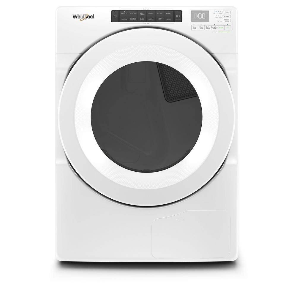 Whirlpool 7.4 cu. ft. 240 Volt Stackable White Electric Ventless Dryer with Intuitive Touch Controls ENERGY STAR WHD560CHW