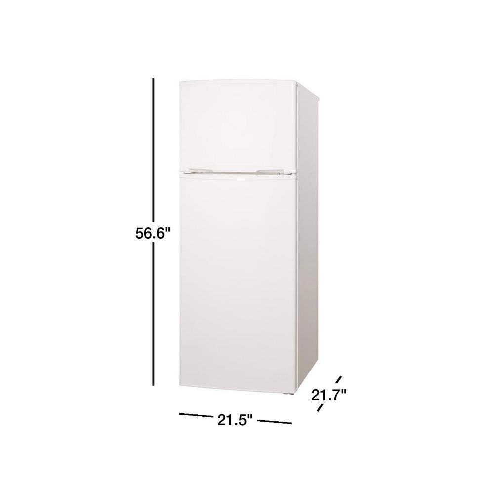 Summit Appliance 7.1 cu. ft. Top Freezer Refrigerator in White Counter Depth CP962