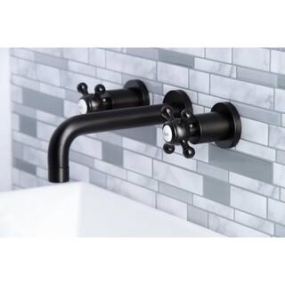 Kingston Brass Metropolitan 2-Handle Wall-Mount Bathroom Faucets in Oil Rubbed Bronze HKS8125BX