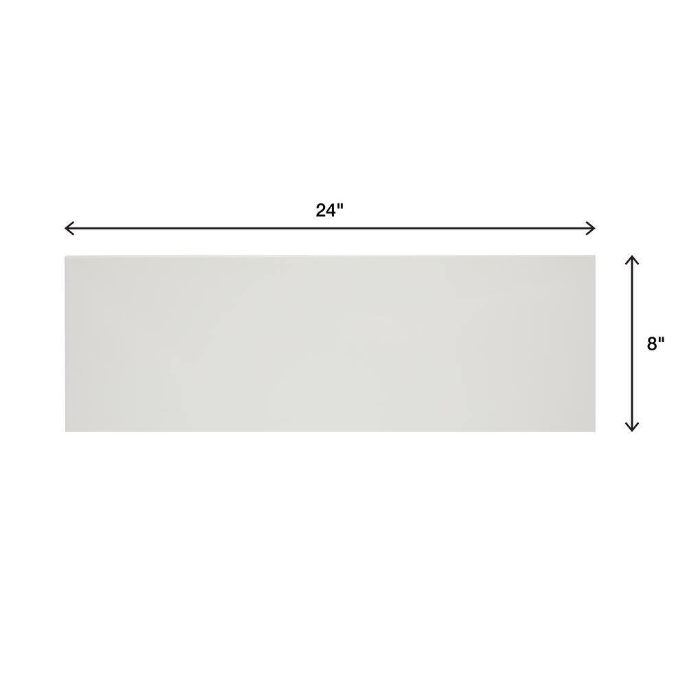 Daltile Restore Bright White 8 in. x 24 in. Ceramic Wall Tile (13.3 sq. ft.  Case) RE15824HD1P2