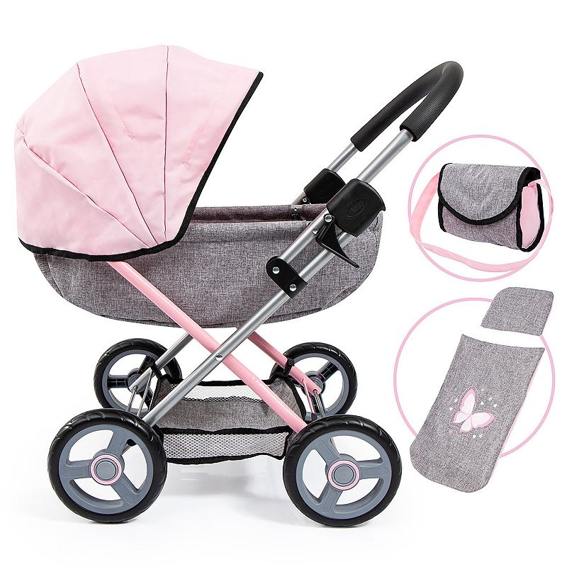 Bayer Dolls 4-in-1 Toy Baby Doll Pram Stroller Cosy Set